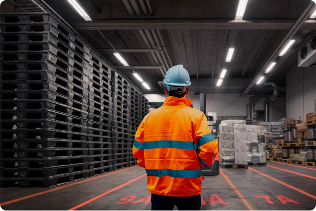 LED Logistik Bodenmarkierungen